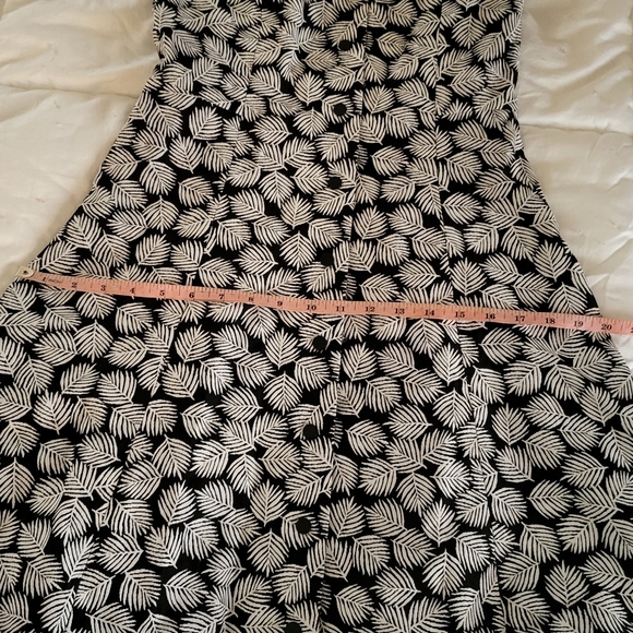 Michael kors A-line printed dress black and white size 2 - Picture 6 of 10